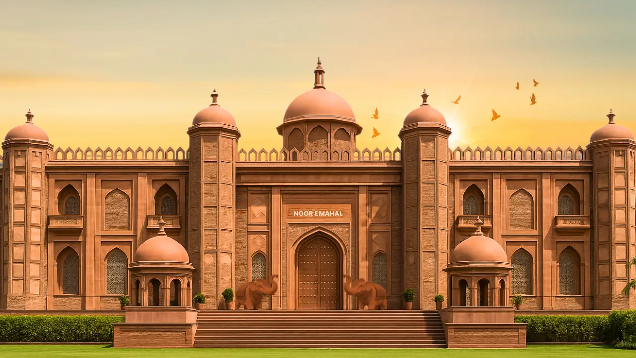 Noor E Mahal facade